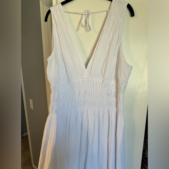 NEVER WORN Abercrombie and Fitch dress white XXL - Picture 5 of 5